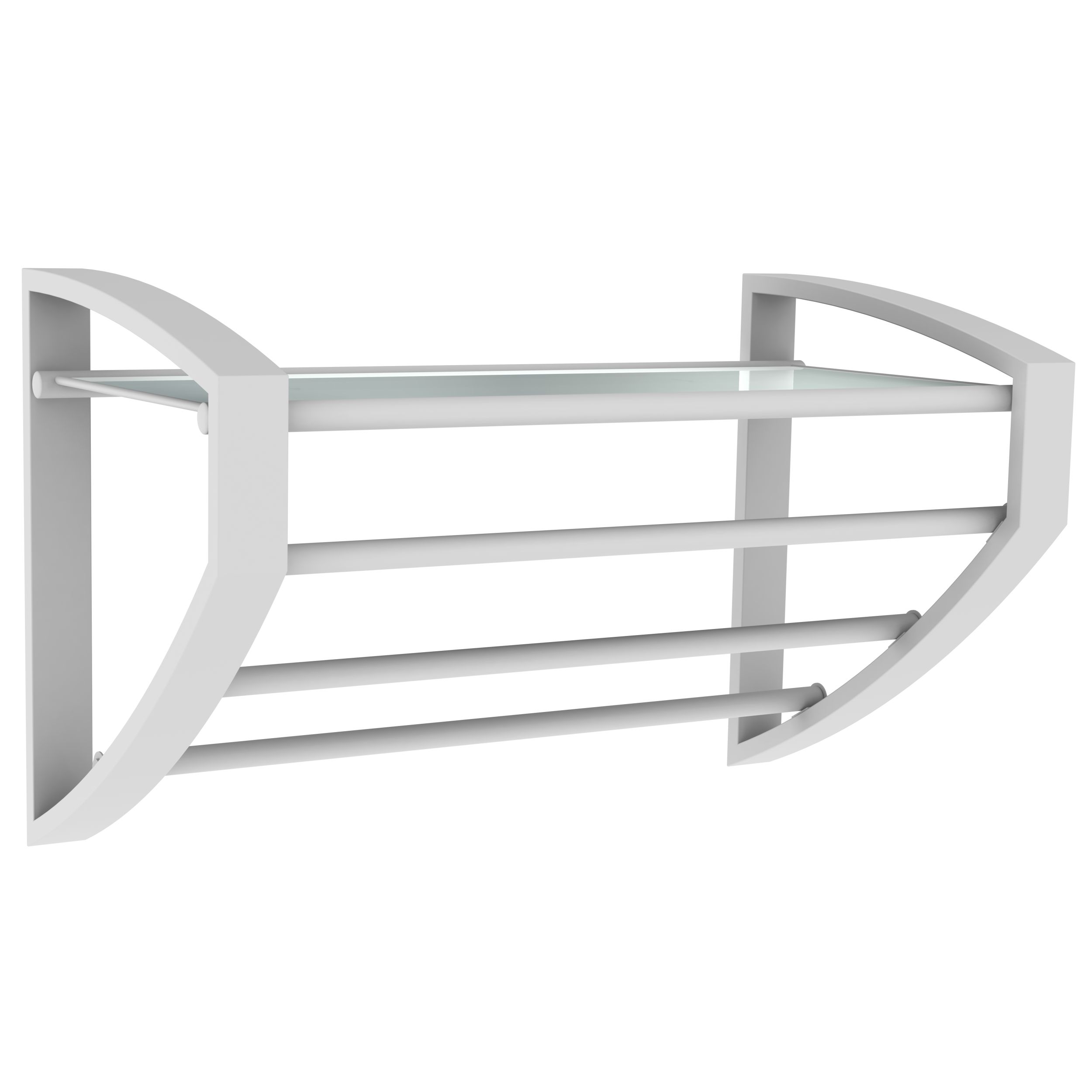 Porte-serviette blanc Porte-serviette blanc