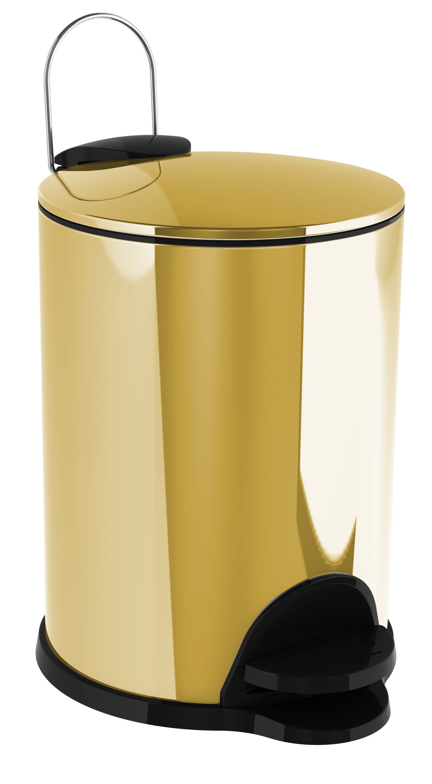 Poubelle inox or 3L