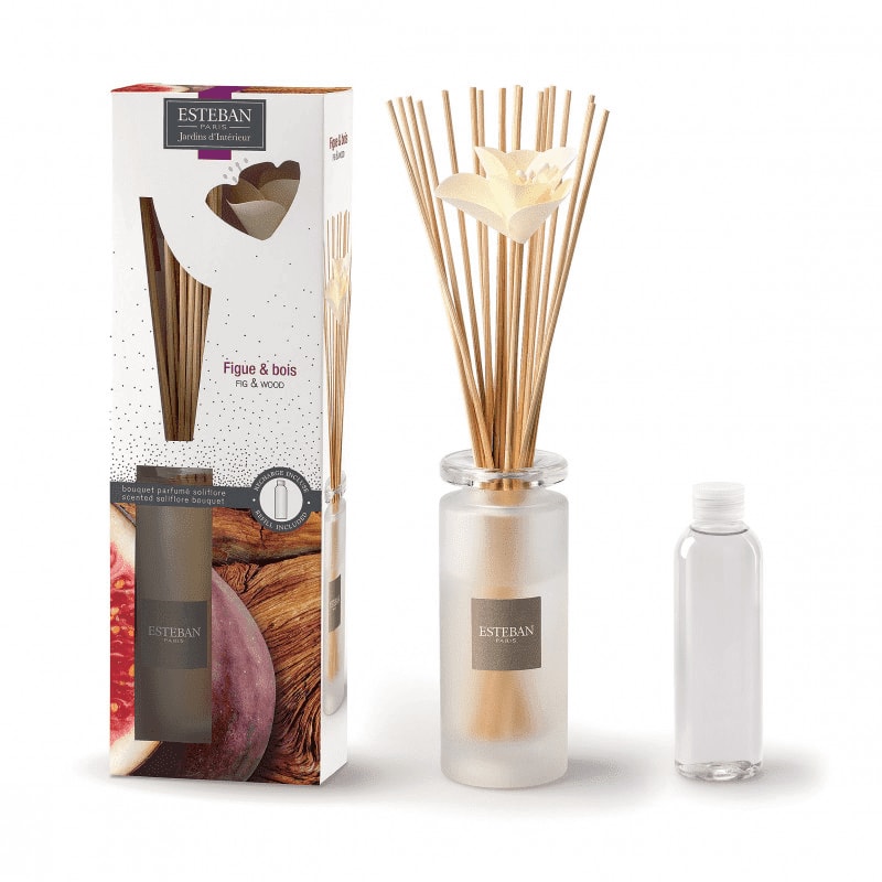 Bouquet parfumé soliflore bois et figue Bouquet parfumé soliflore bois et figue