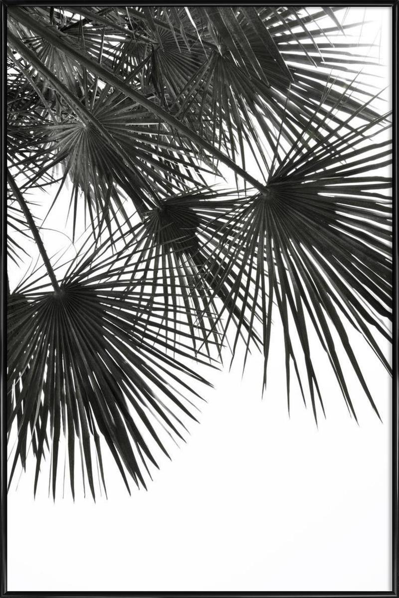 Affiche avec cadre standard (Noir) en Blanc & Gris/30x45 Affiche avec cadre standard (Noir) en Blanc & Gris/30x45