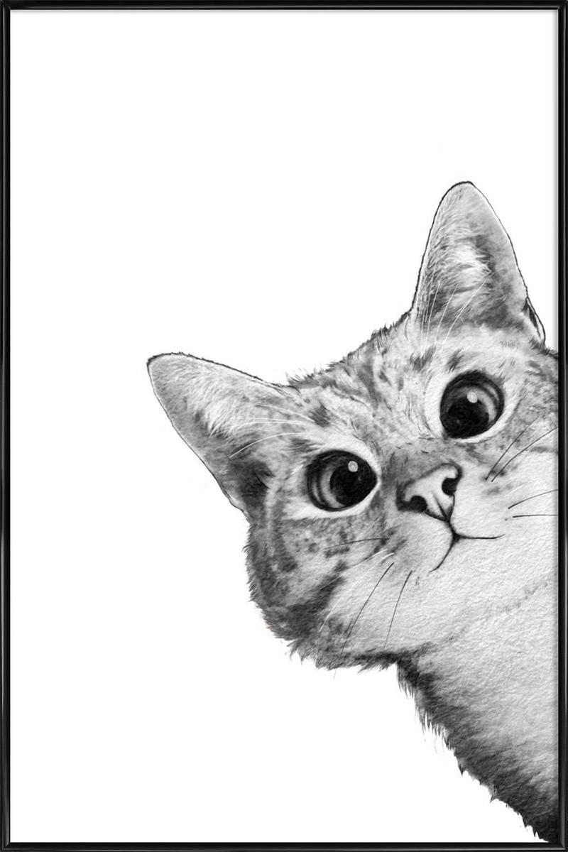 Affiche avec cadre standard (Noir) en Gris/20x30 (photo) Affiche avec cadre standard (Noir) en Gris/20x30