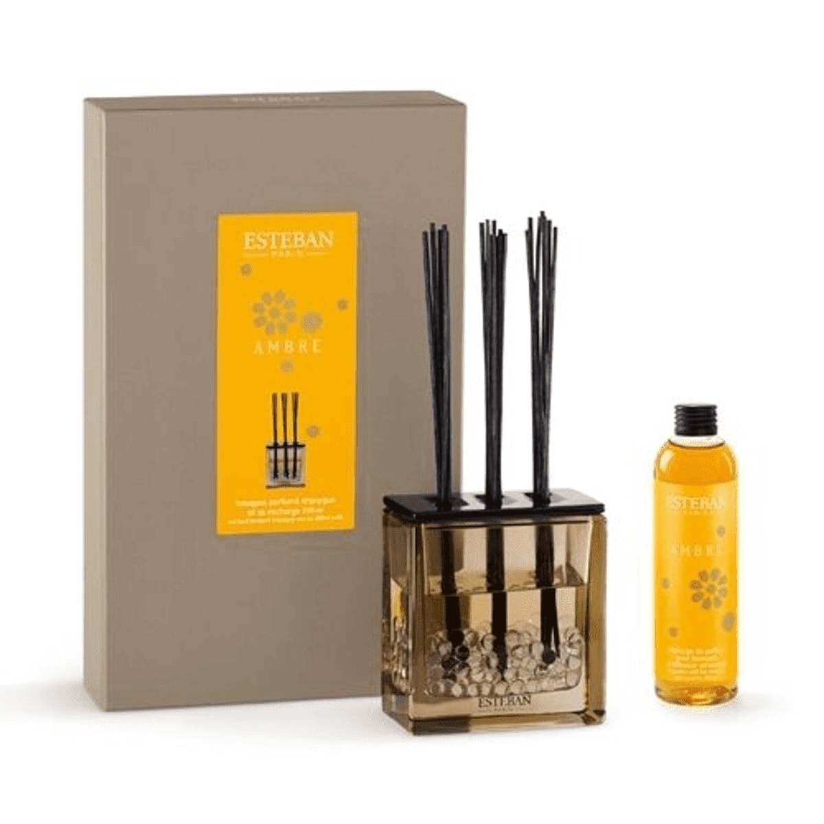 Bouquet parfumé tryptique ambre Bouquet parfumé tryptique ambre