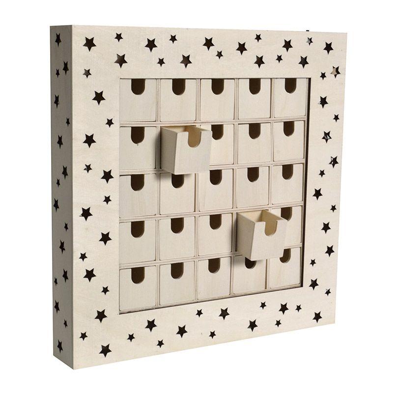 Calendrier de l'Avent LED 39x39cm (photo) Calendrier de l'Avent LED 39x39cm