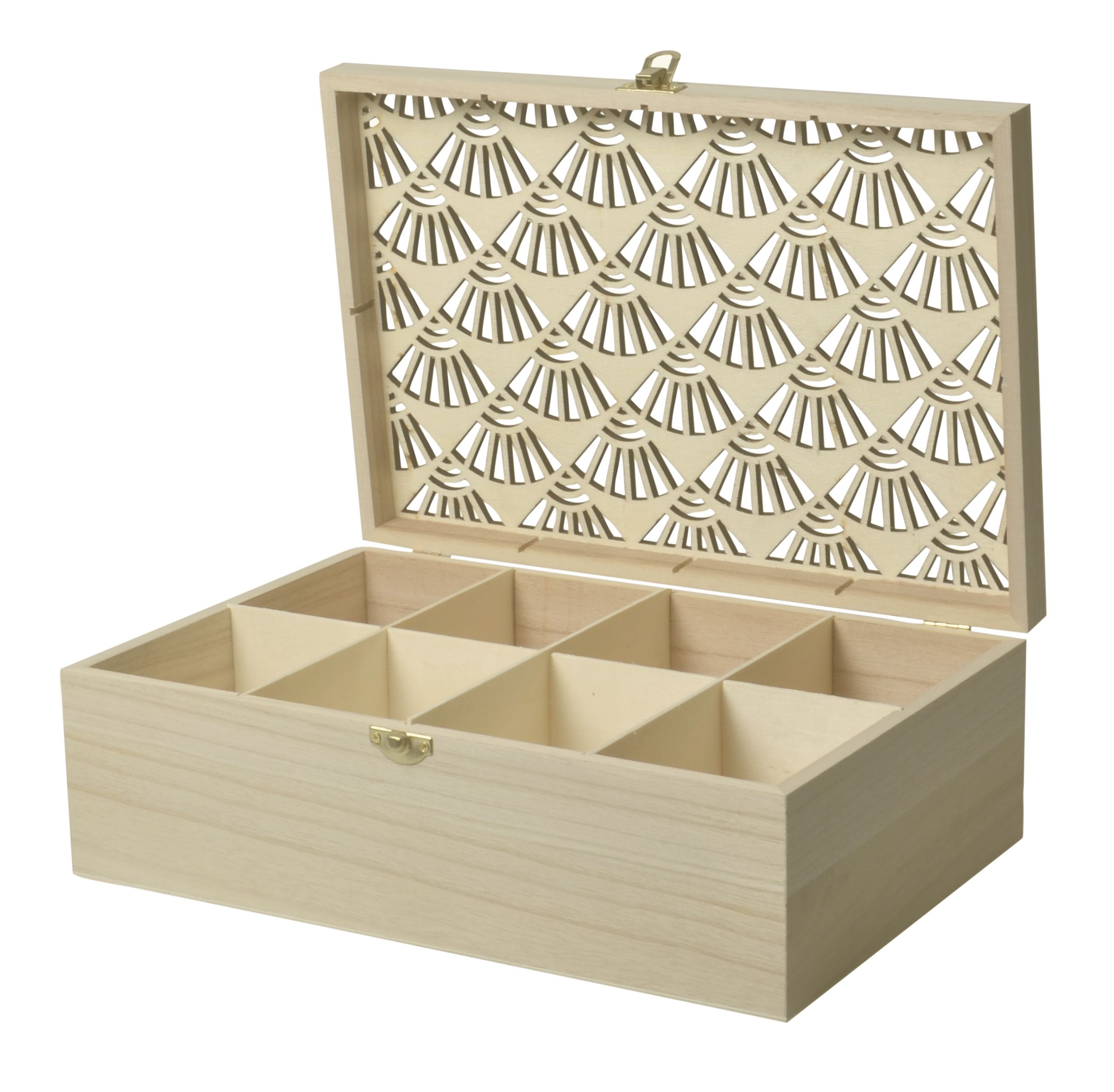 Boîte à bijoux en bois à customiser 30x20x10cm Boîte à bijoux en bois à customiser 30x20x10cm