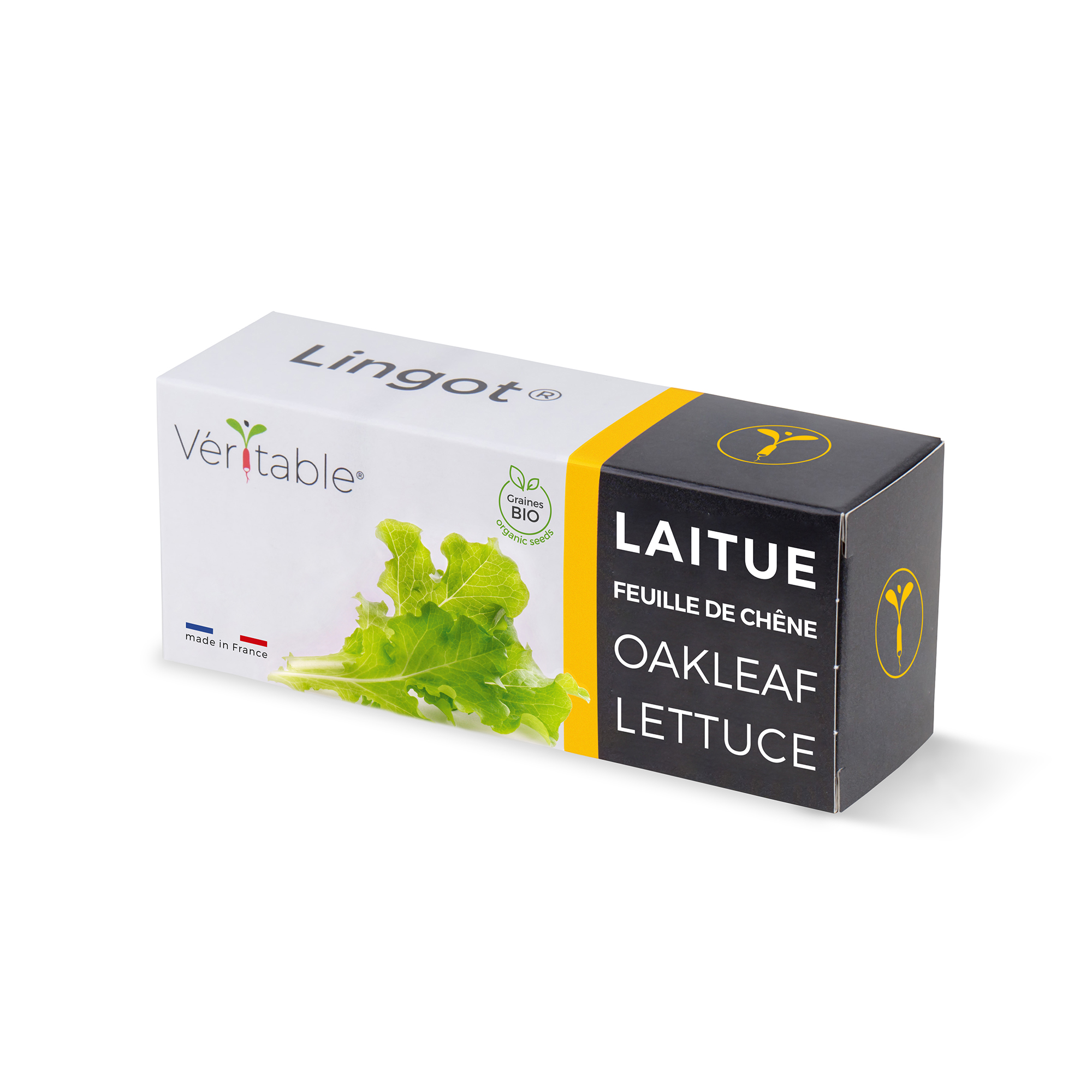 Lingot® Laitue Feuille de Chêne BIO compatible potager Véritable® Lingot® Laitue Feuille de Chêne BIO compatible potager Véritable®