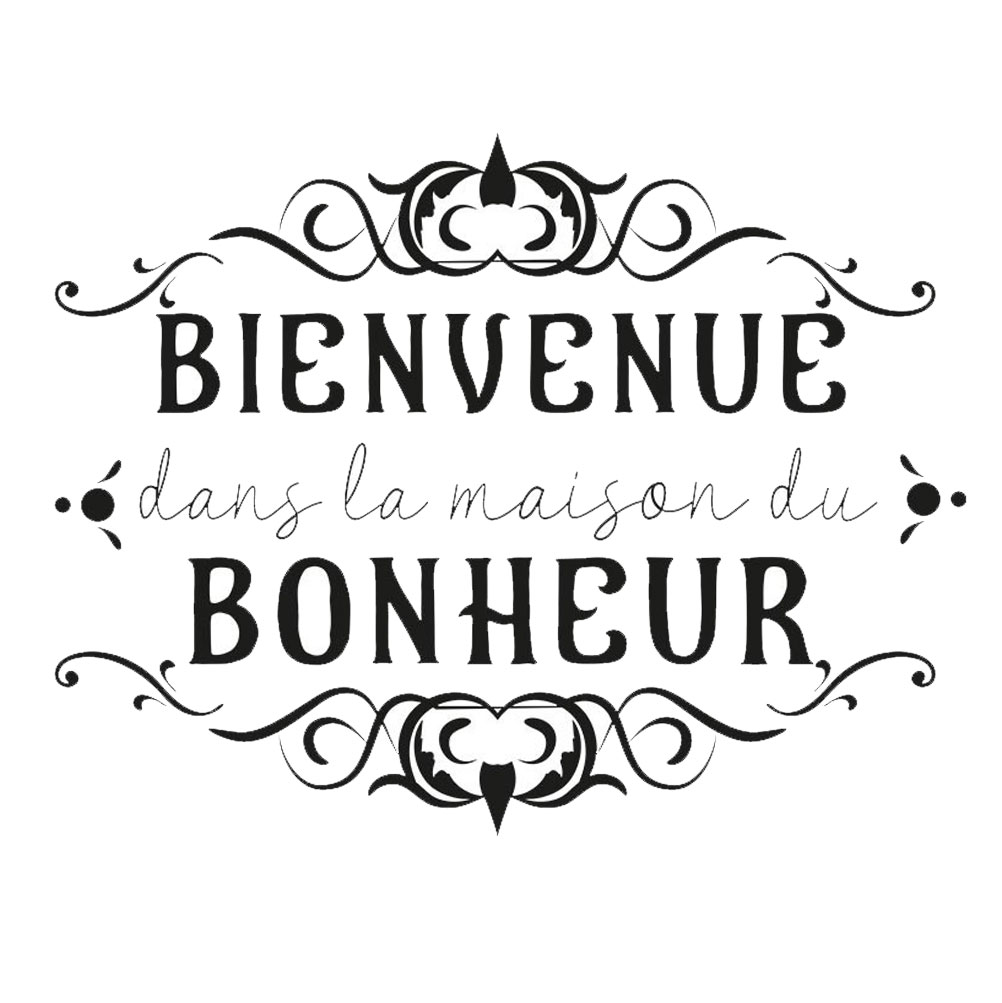 Autocollant mural bienvenue 70x20 (photo) Autocollant mural bienvenue 70x20