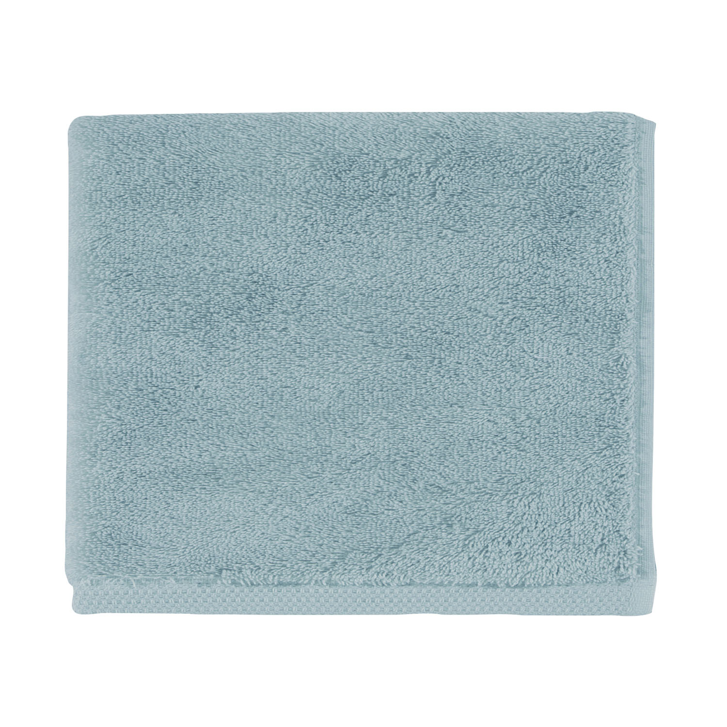 drap de bain en coton bleu 100x160