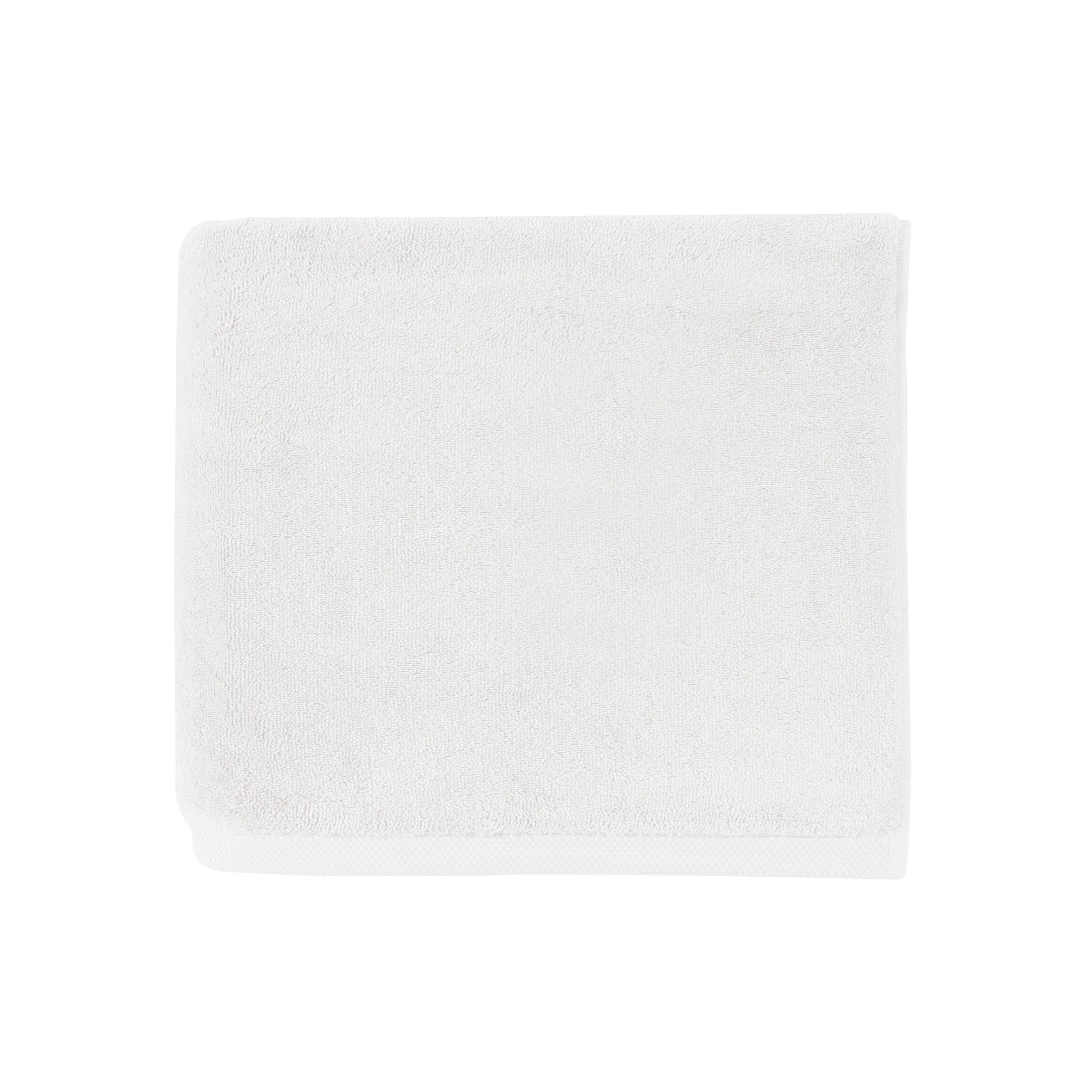 serviette de bain en coton blanc 40x60