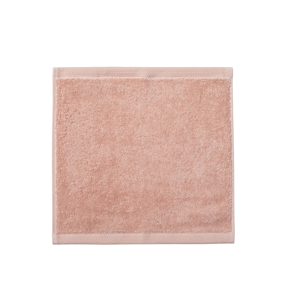 Carré visage en coton rose aurore 30x30 Carré visage en coton rose aurore 30x30