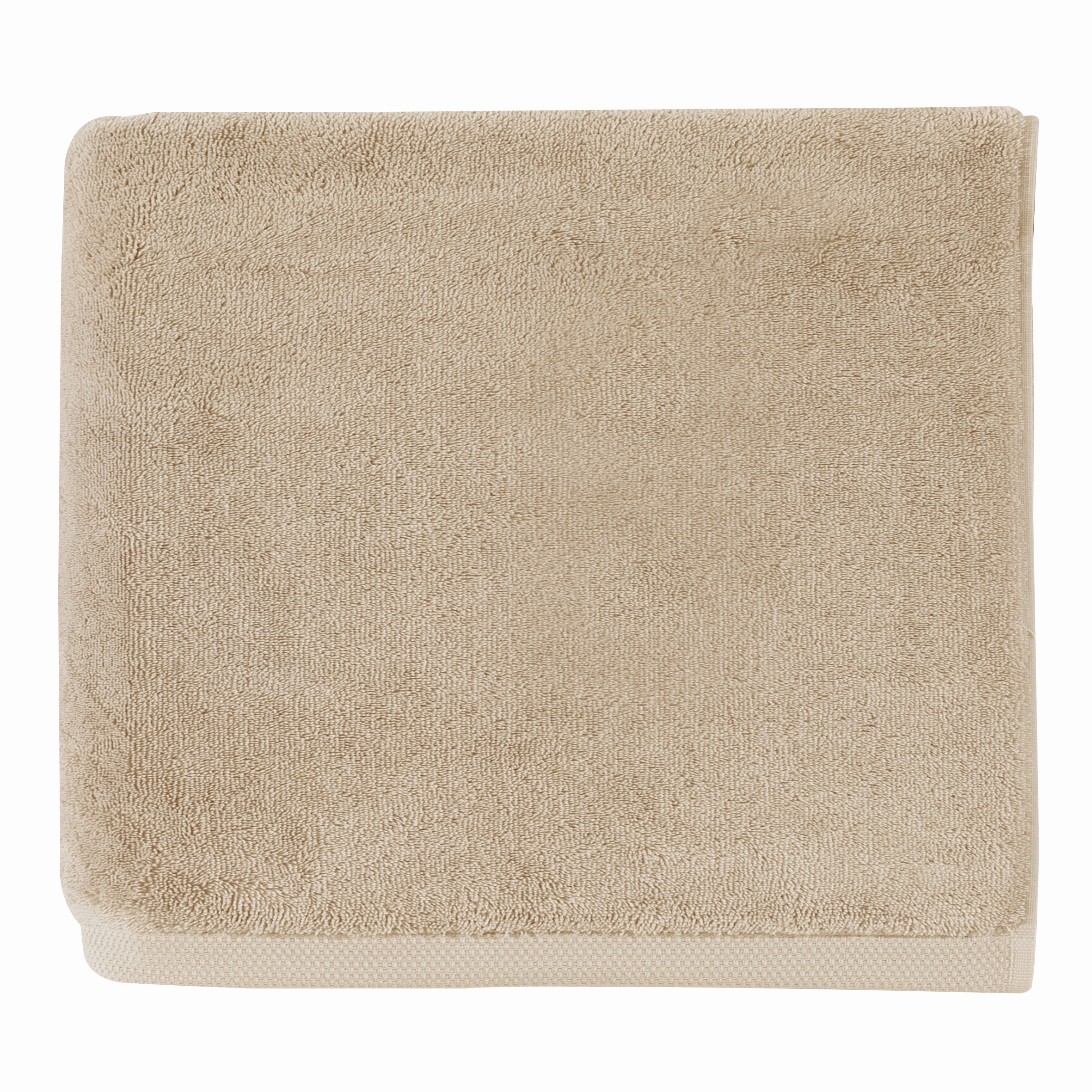 serviette de bain en coton marron gazelle 60x100