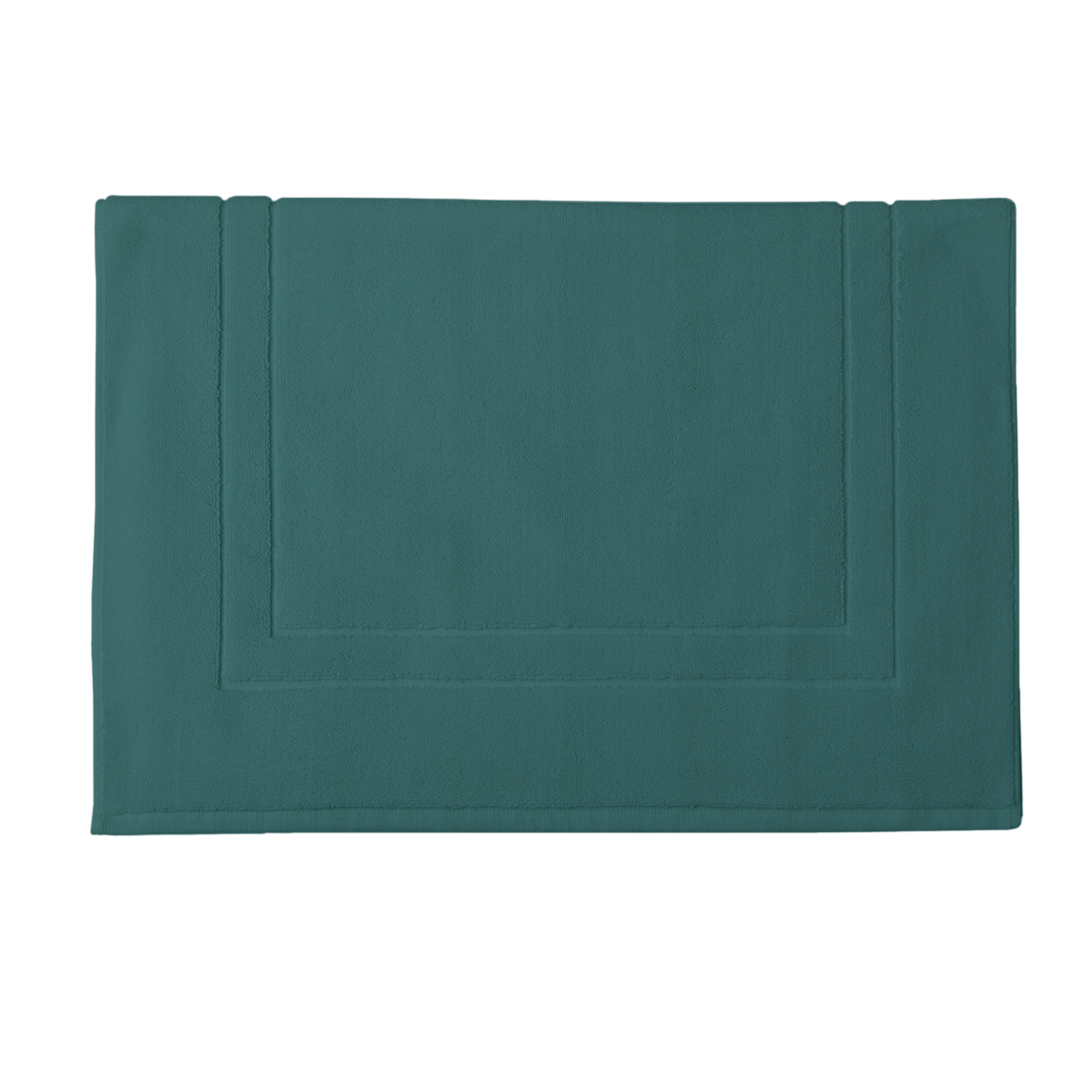 Tapis de bain en coton vert maquis 60x90 Tapis de bain en coton vert maquis 60x90