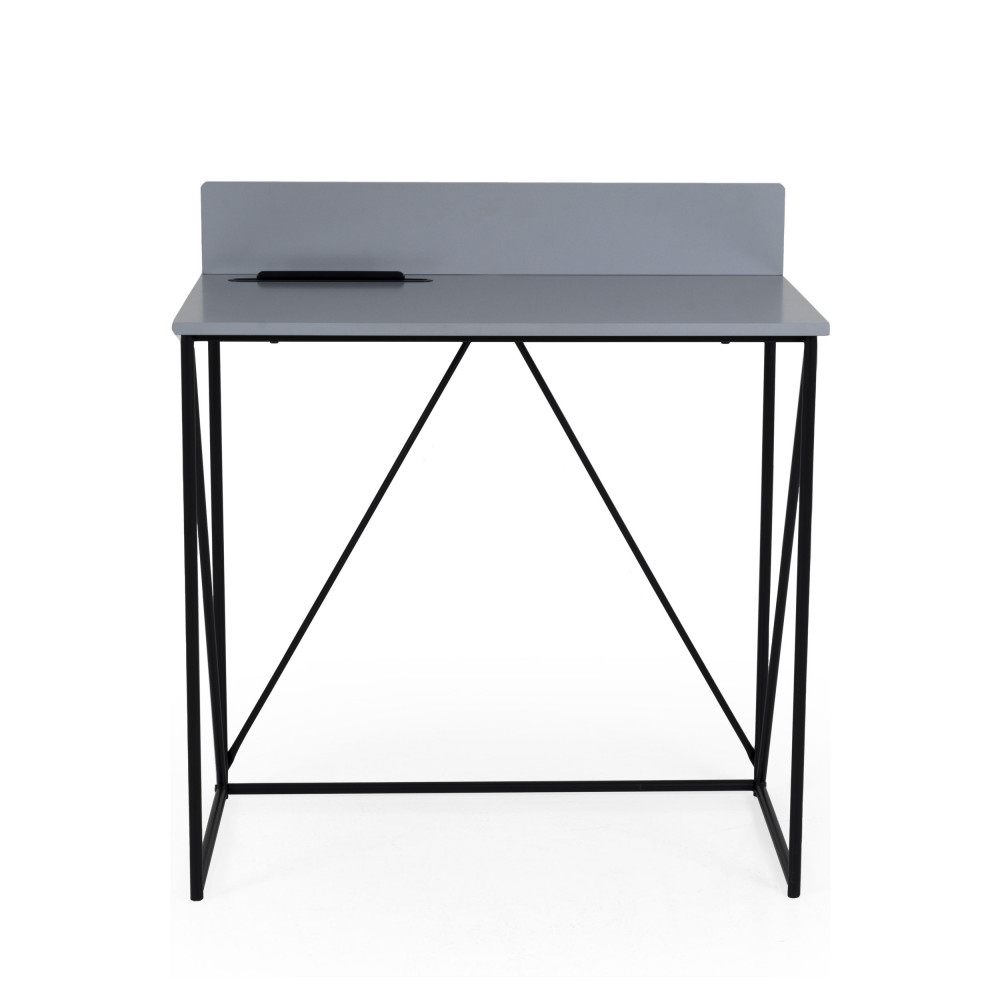 Bureau en bois L80cm gris Bureau en bois L80cm gris