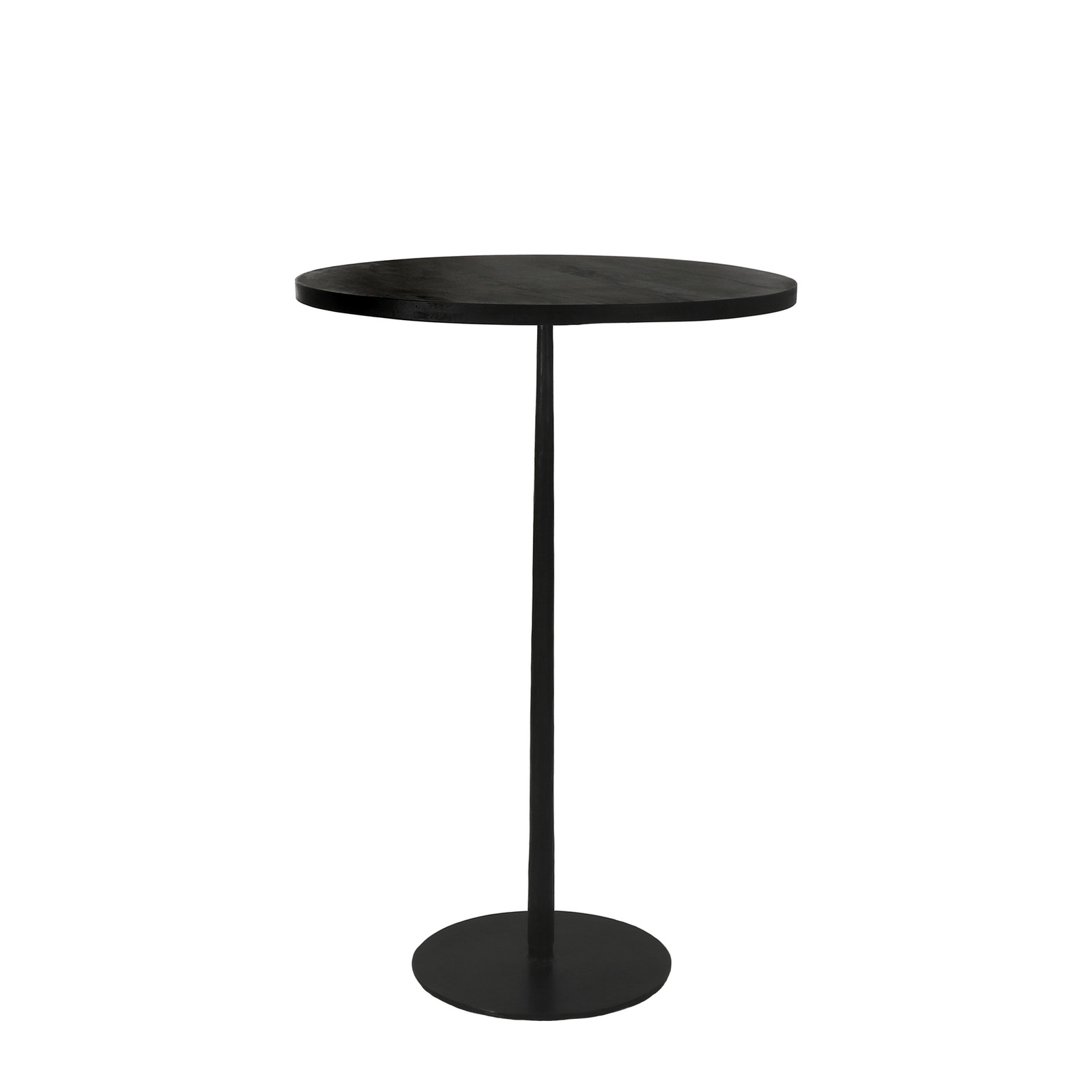 Table haute 2 places en bois marron