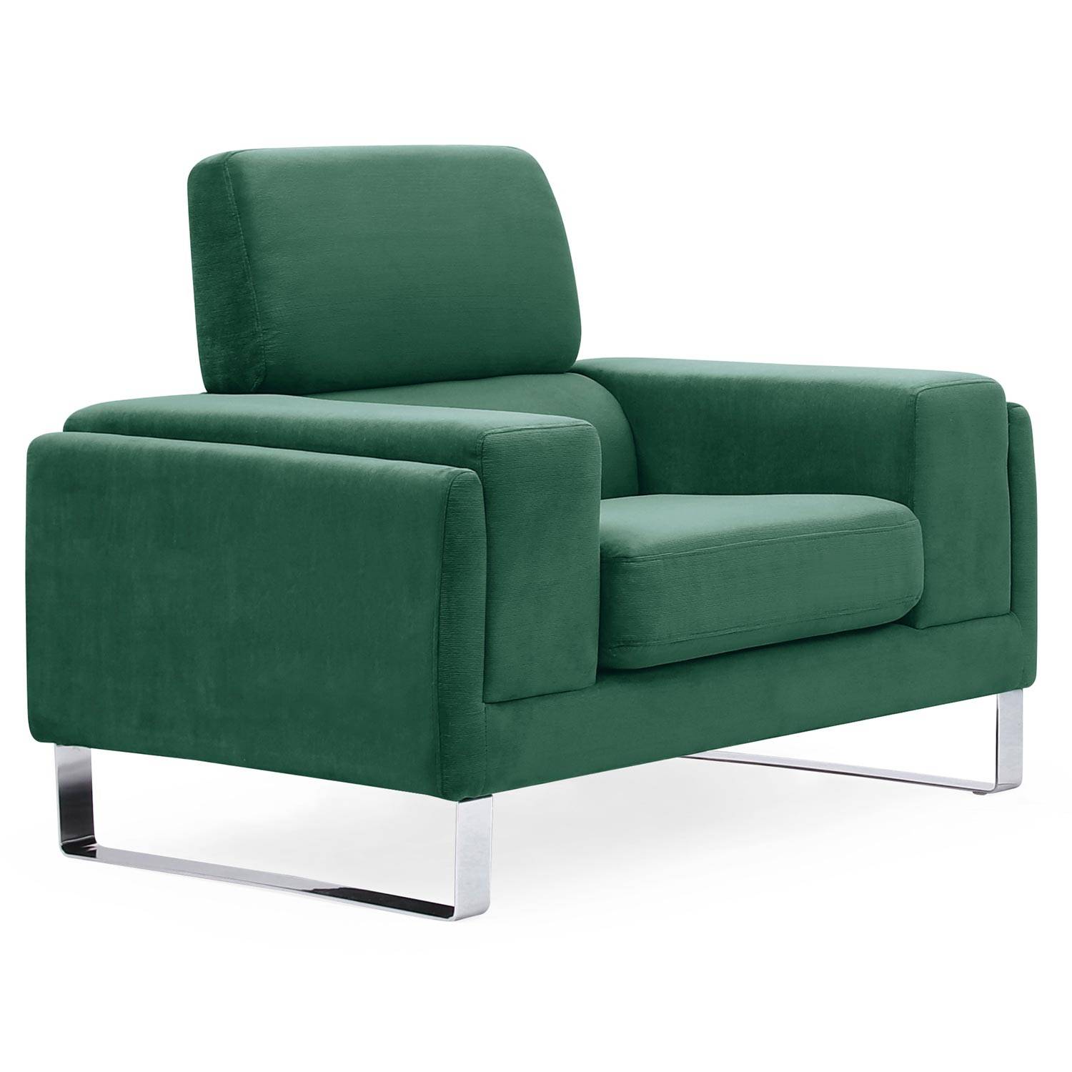 Fauteuil velours côtelé vert Fauteuil velours côtelé vert