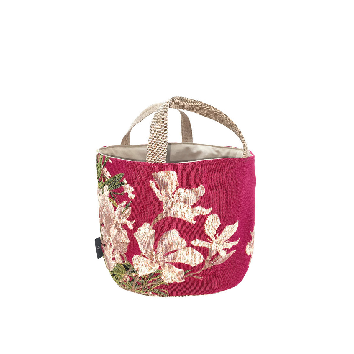 Panier fleurs de laurier rose 25x28 Panier fleurs de laurier rose 25x28