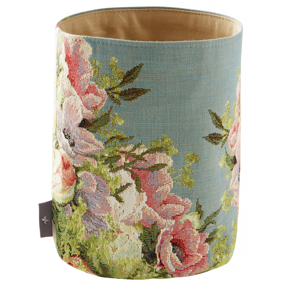 Panier bouquet tissé bleu 25x17 Panier bouquet tissé bleu 25x17
