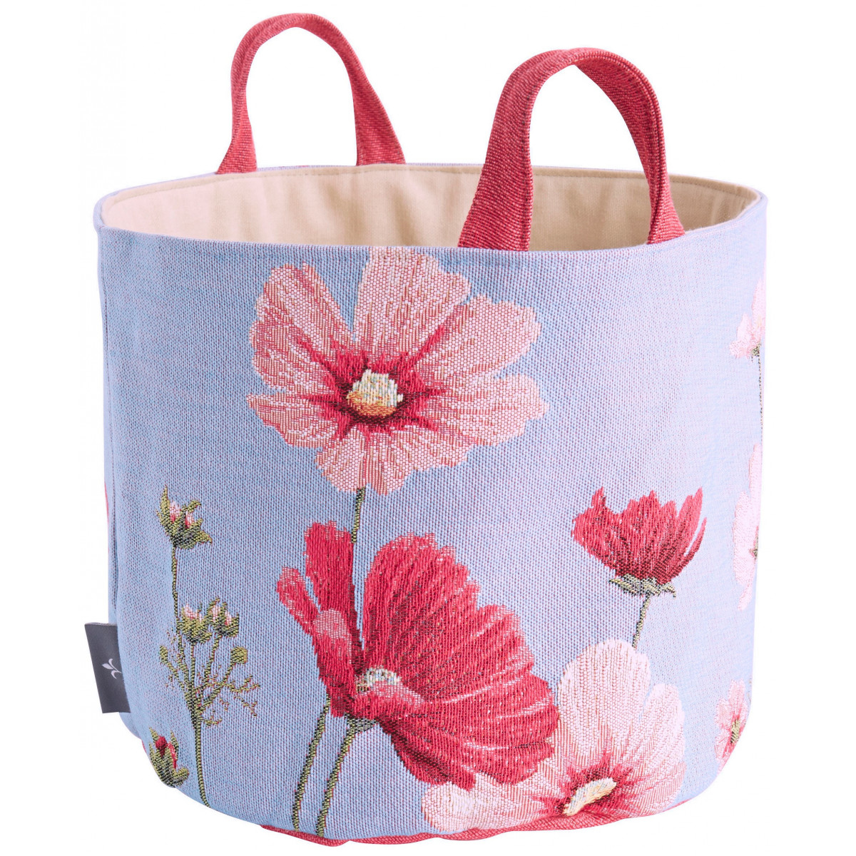 Panier cosmos tissé violet 25x28 Panier cosmos tissé violet 25x28
