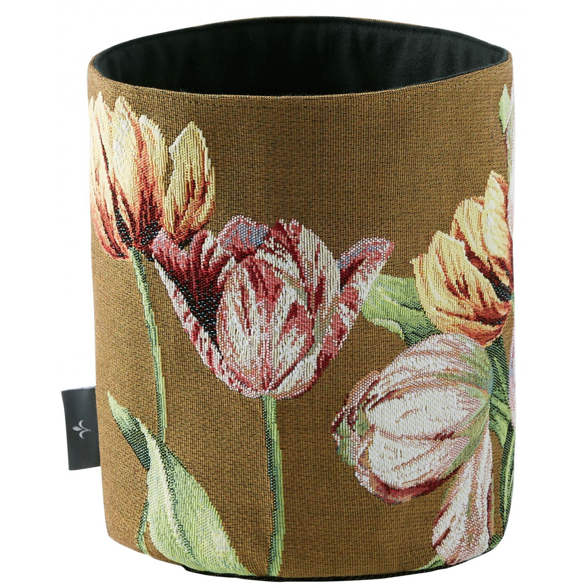 Panier tulipes tissé marron 25x17 Panier tulipes tissé marron 25x17