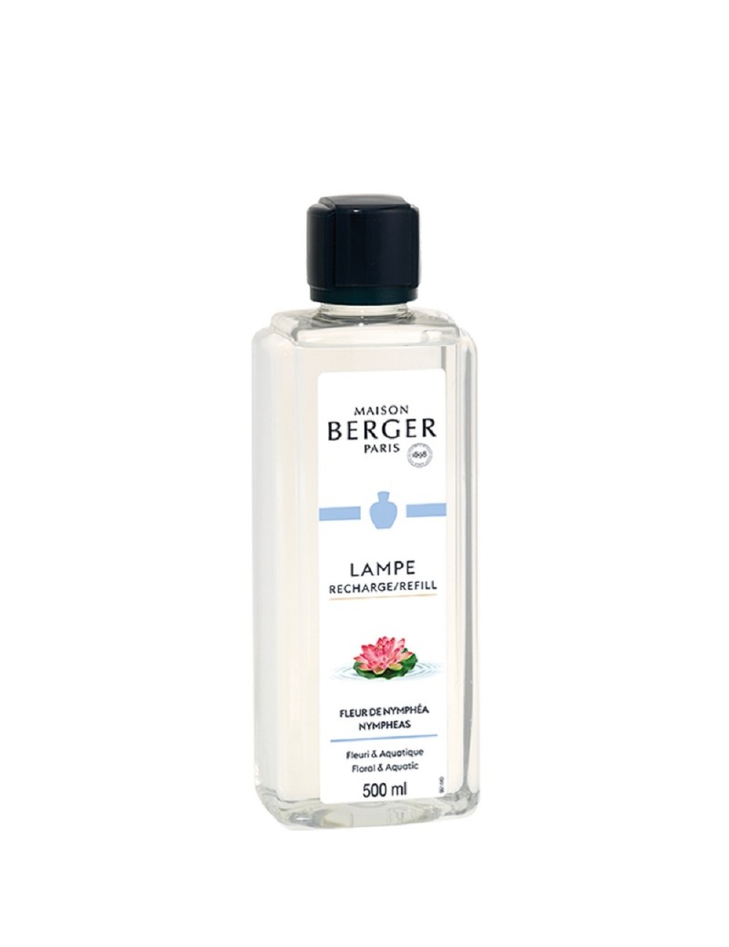Recharge de parfum d'ambiance fleur nymphea 500ml Recharge de parfum d'ambiance fleur nymphea 500ml