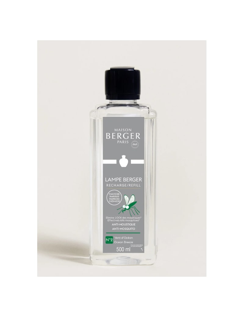 Parfum lampe Berger Anti-Moustique Vent d'Océan 500 ml Parfum lampe Berger Anti-Moustique Vent d'Océan 500 ml