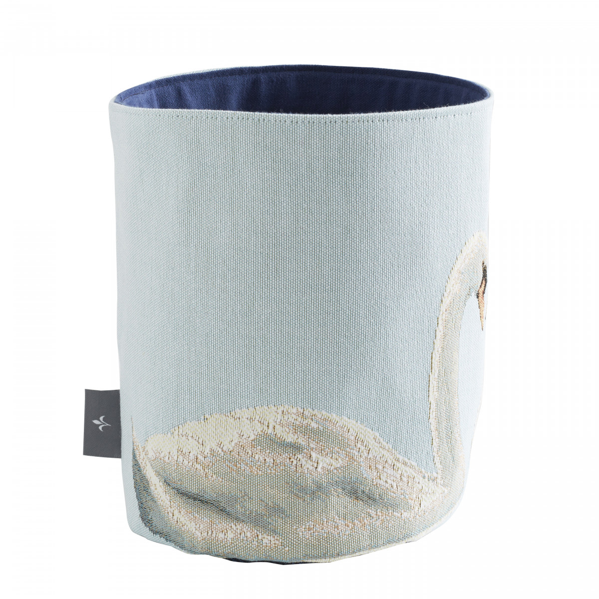 Petit panier cygne tissé bleu 25x17 Petit panier cygne tissé bleu 25x17