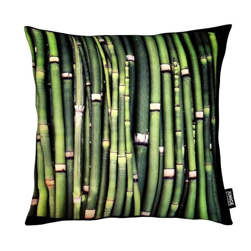 Coussin en microfibre en Vert/40x40 (photo) Coussin en microfibre en Vert/40x40