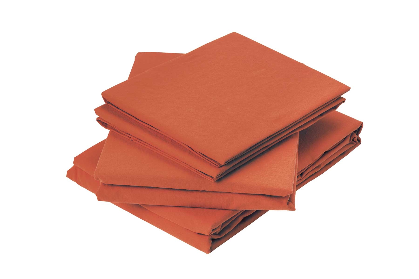 Drap plat en coton lavé coton gingembre 290x180 Drap plat en coton lavé coton gingembre 290x180