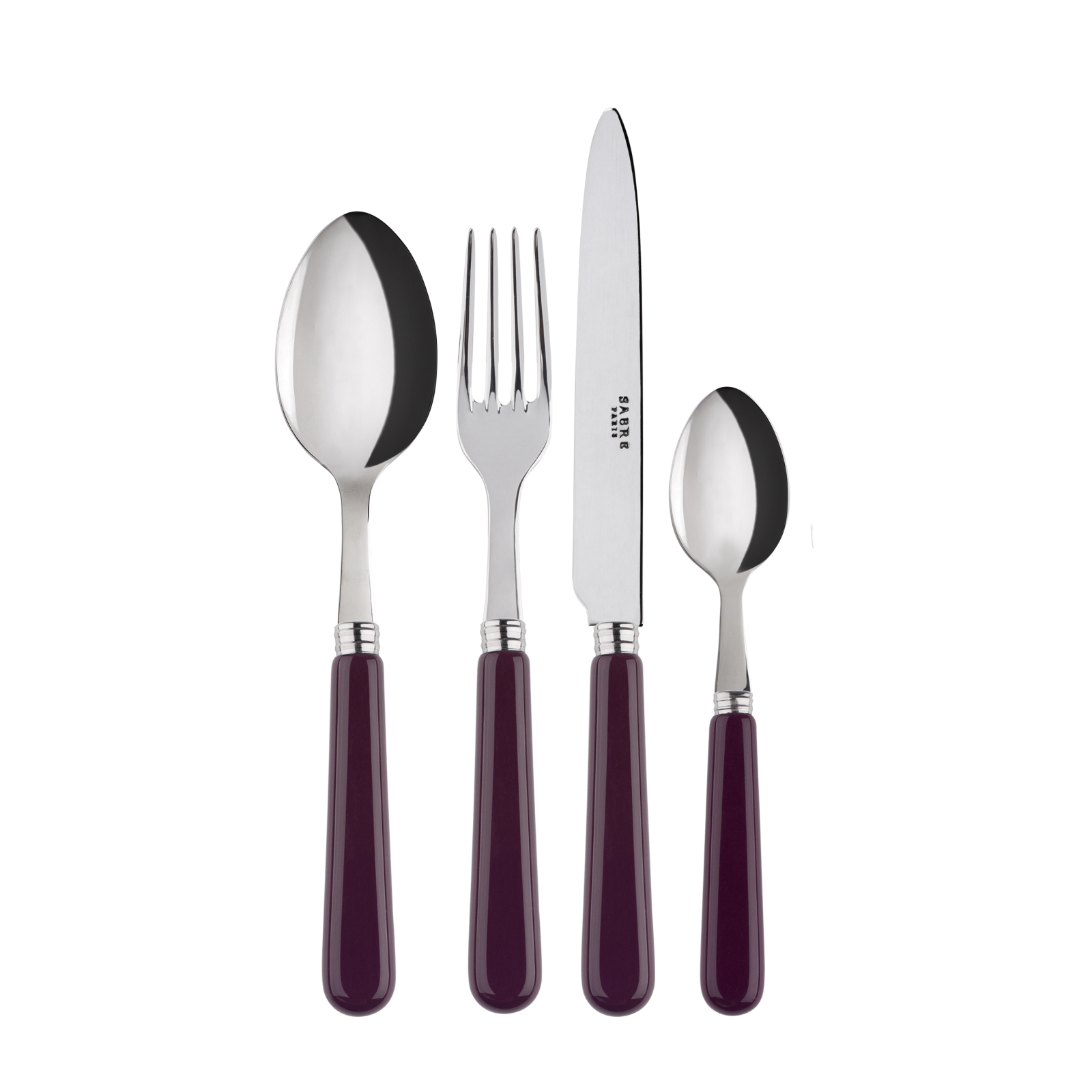 Ménagère service 24 couverts aubergine Ménagère service 24 couverts aubergine