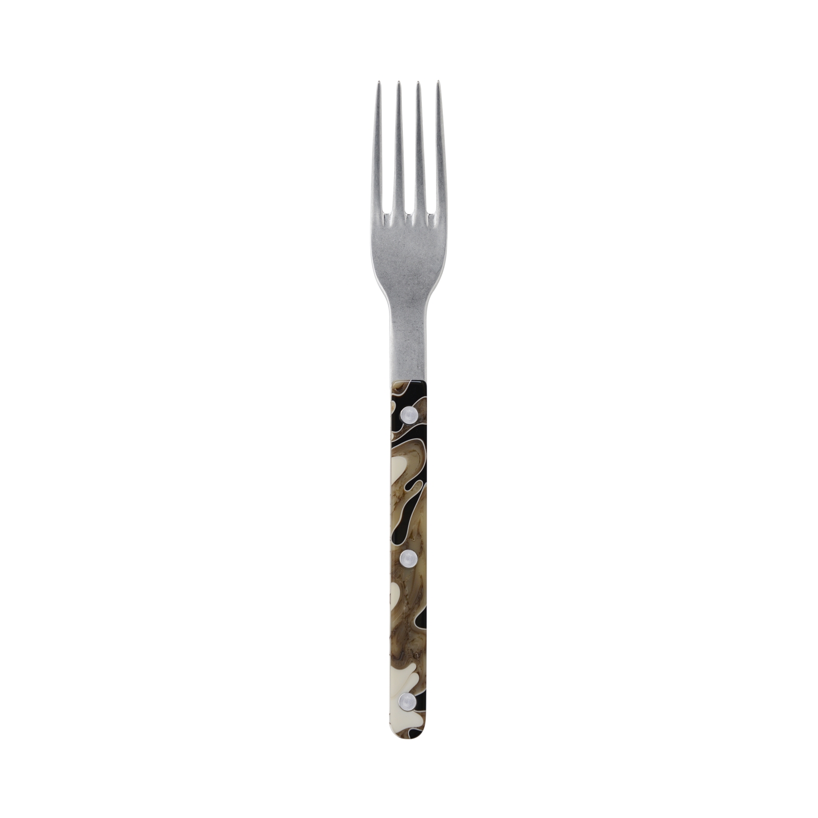 Fourchette de table vintage noire (photo) Fourchette de table vintage noire