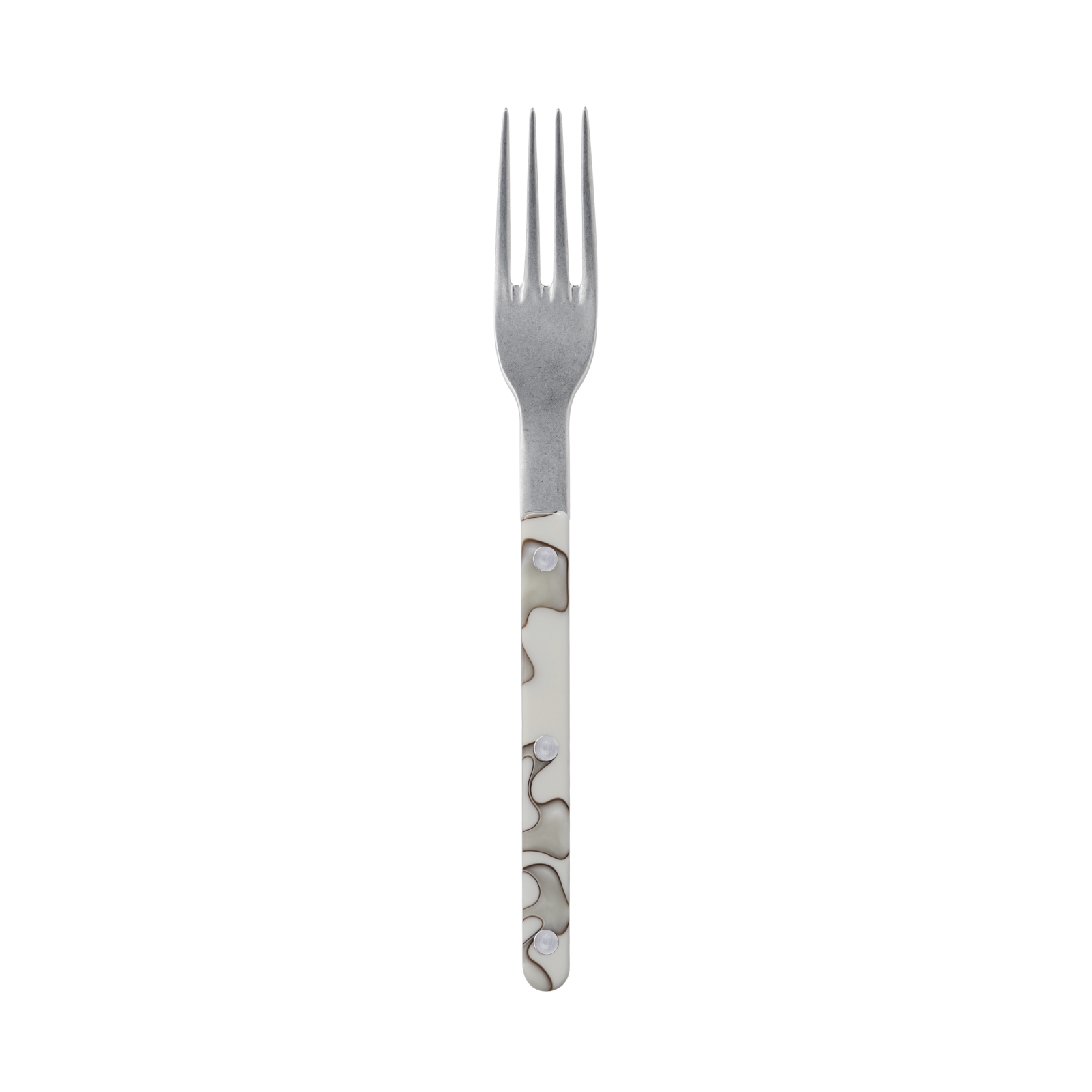 Fourchette de table vintage ivoire (photo) Fourchette de table vintage ivoire