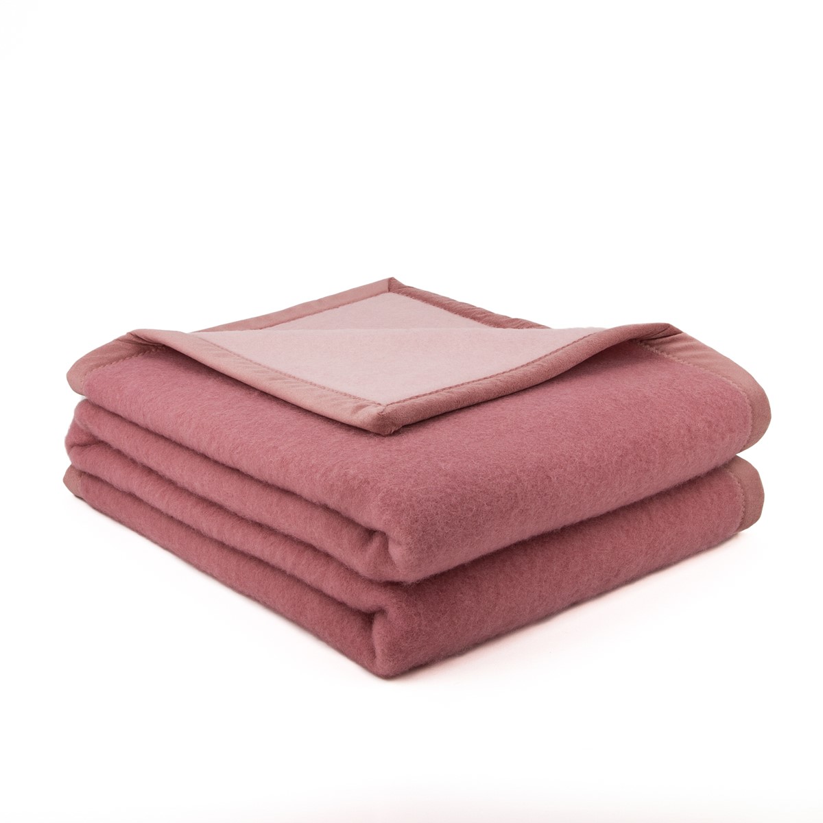 Couverture Chaude en Laine Tempéré Rose 220x240 cm Couverture Chaude en Laine Tempéré Rose 220x240 cm