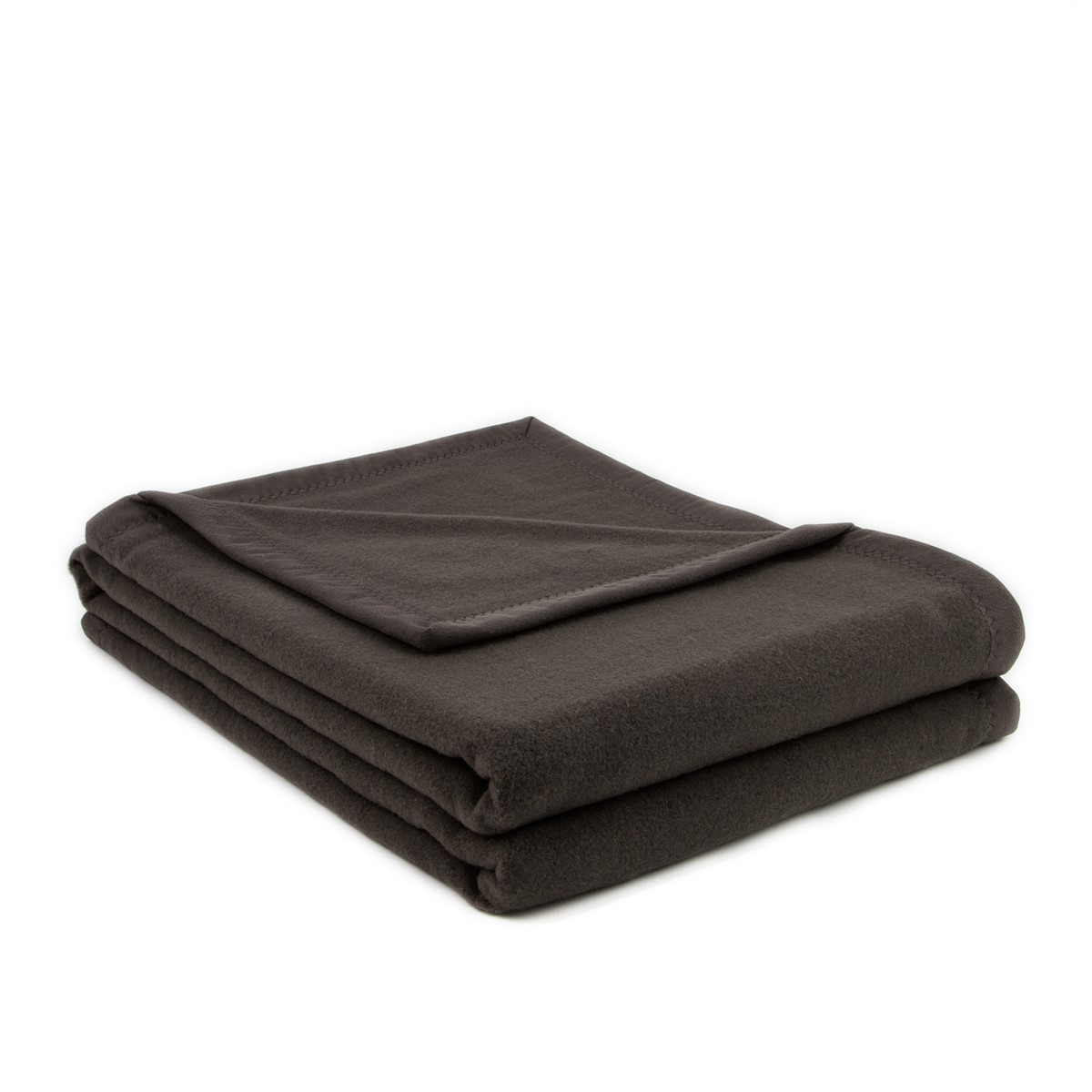 Couverture Douce Tempérée en Laine Tempéré Gris anthracite 240x260 cm Couverture Douce Tempérée en Laine Tempéré Gris anthracite 240x260 cm