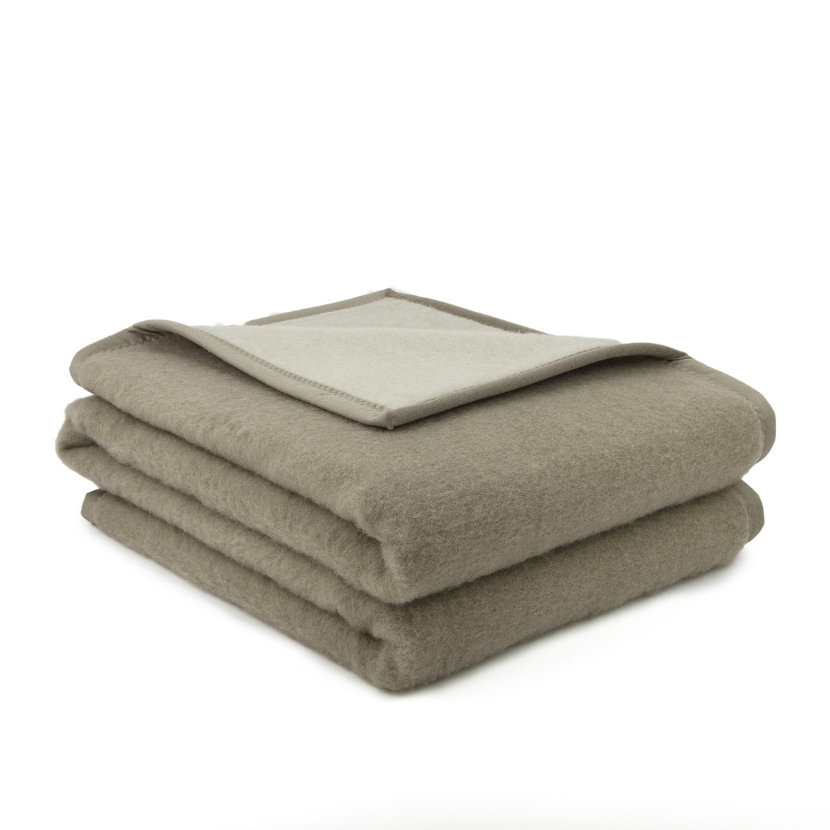 Couverture Chaude en Laine Tempéré Gris clair 180x220 cm Couverture Chaude en Laine Tempéré Gris clair 180x220 cm