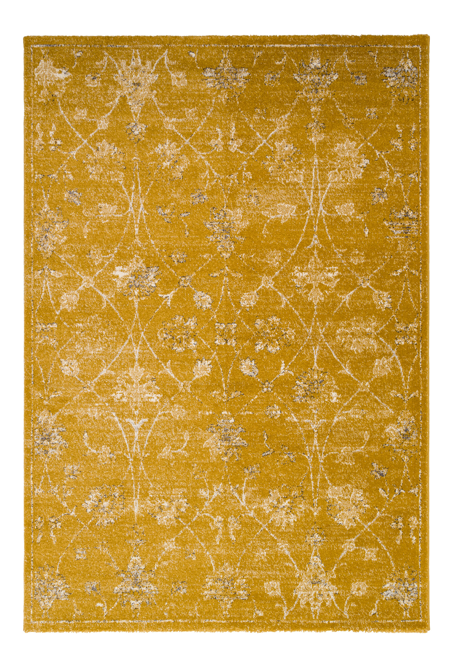 Tapis vintage floral miel 160x230 Tapis vintage floral miel 160x230