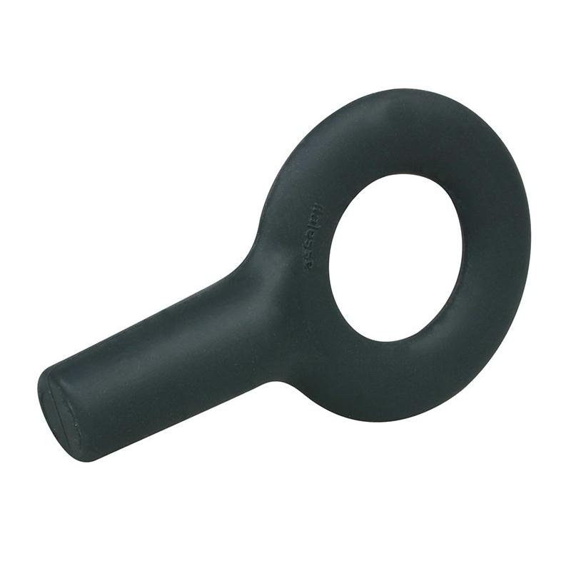 Bouchon-collier anti gouttes noir (photo) Bouchon-collier anti gouttes noir