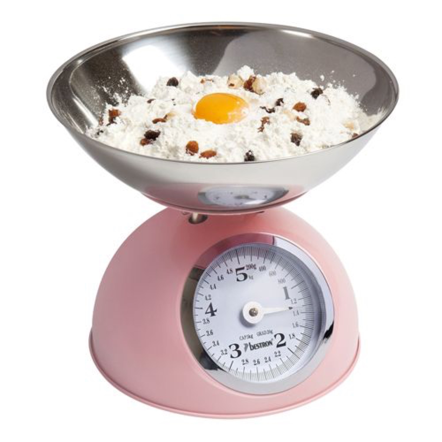 Balance de cuisine vintage 5 kg rose (photo) Balance de cuisine vintage 5 kg rose
