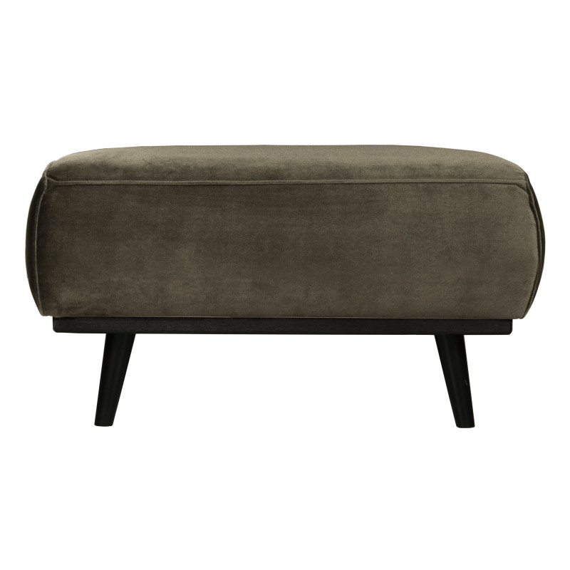 Repose-pieds design en velours