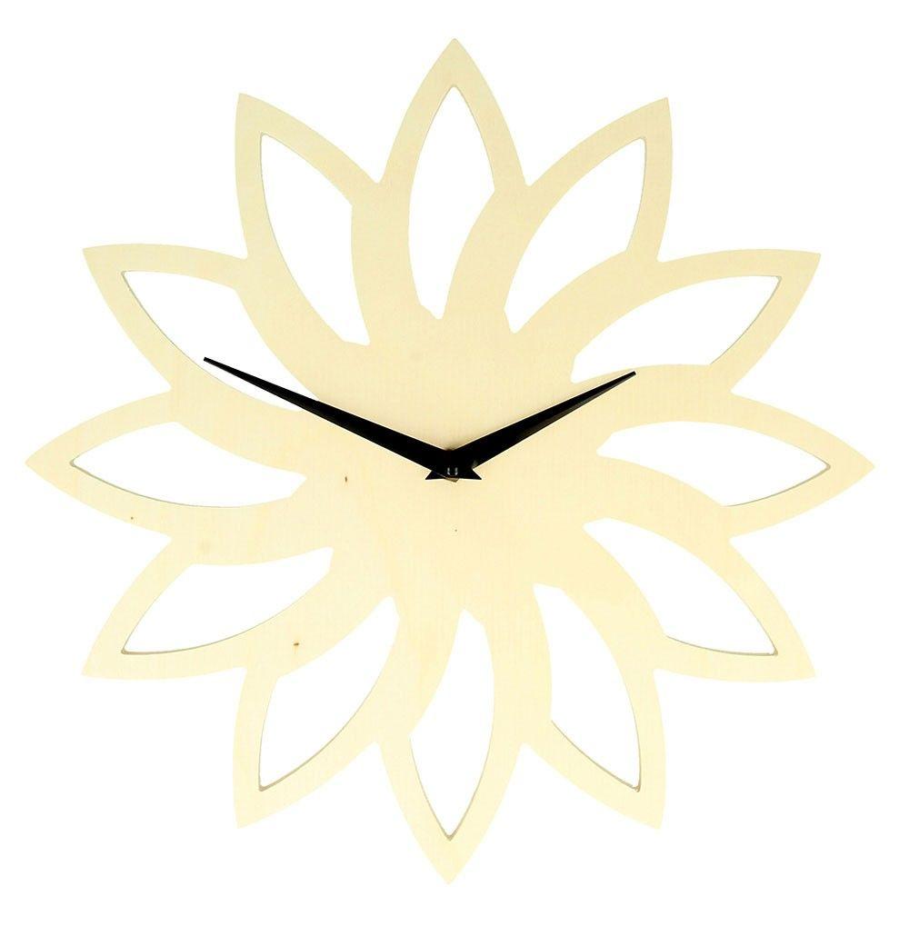 Horloge en bois soleil D30 Horloge en bois soleil D30