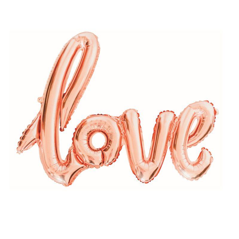 Ballon love rose doré Ballon love rose doré