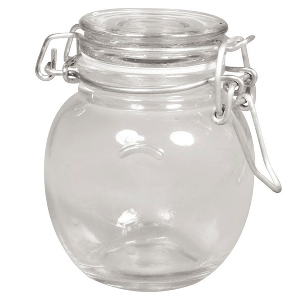 Bocal verre avec couvercle Bocal verre avec couvercle