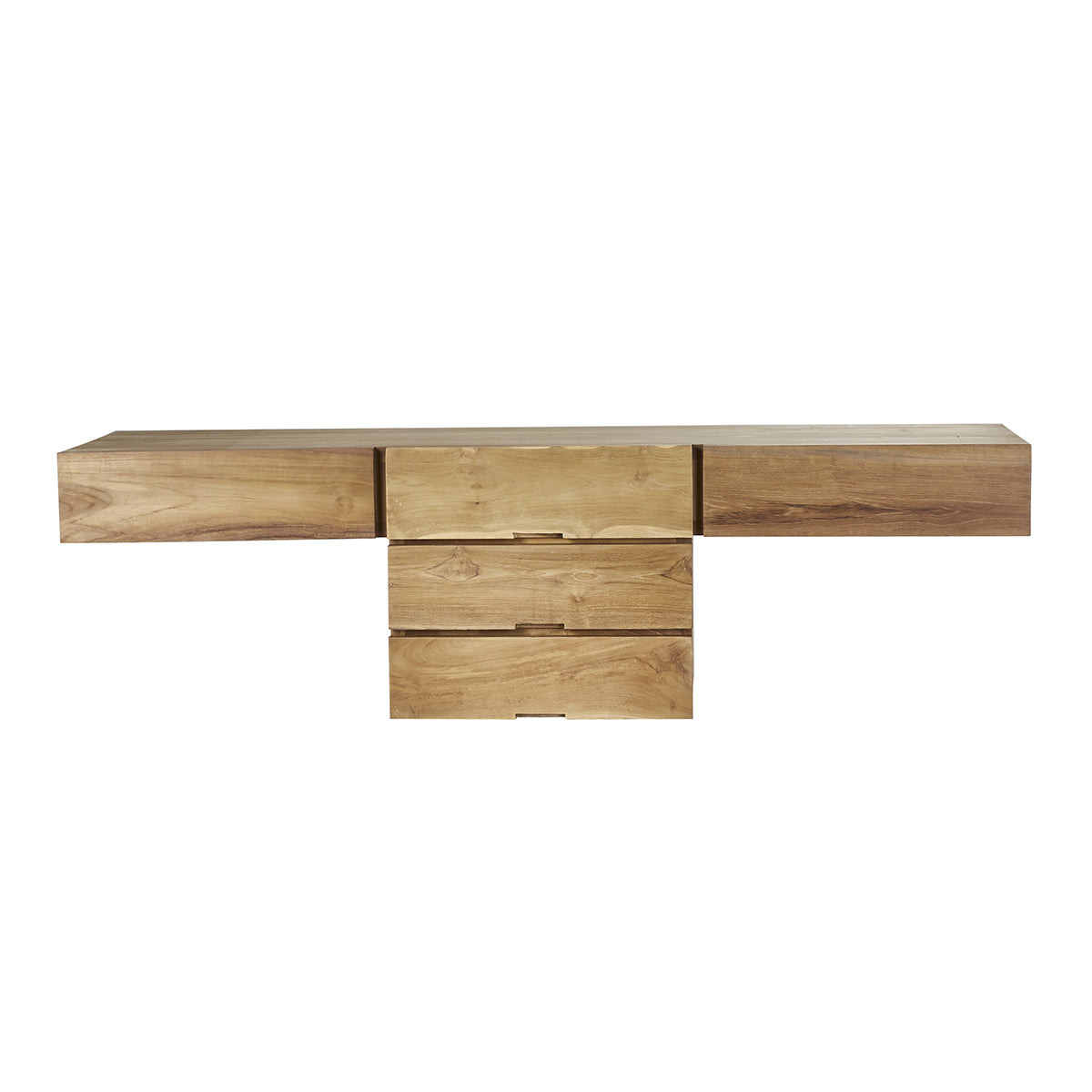 Meuble double vasque en teck massif 160 cm Meuble double vasque en teck massif 160 cm