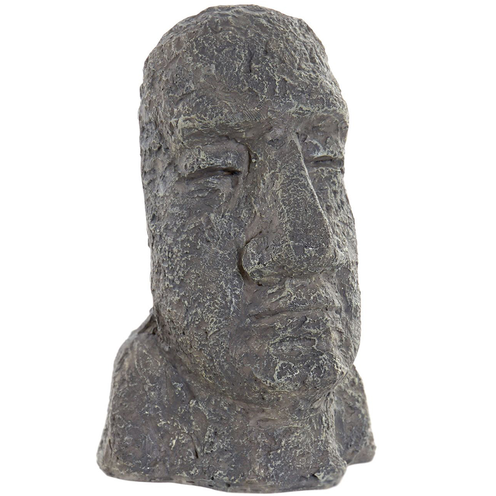 Petite statuette moai en résine H14cm Petite statuette moai en résine H14cm