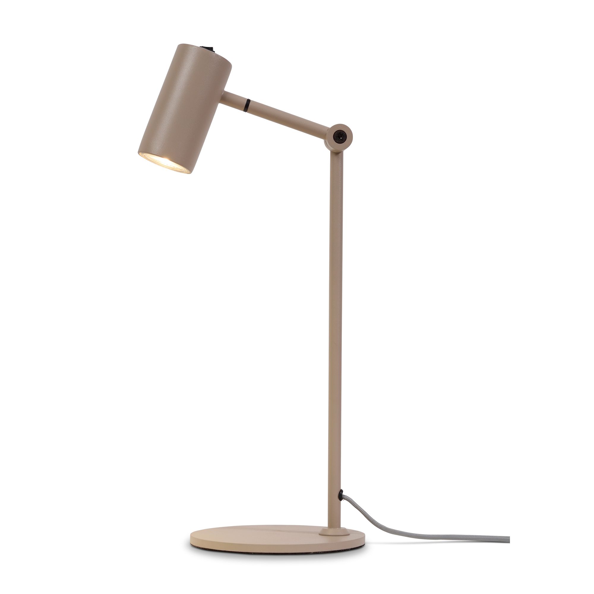 Lampe de table inclinable beige H40cm Lampe de table inclinable beige H40cm