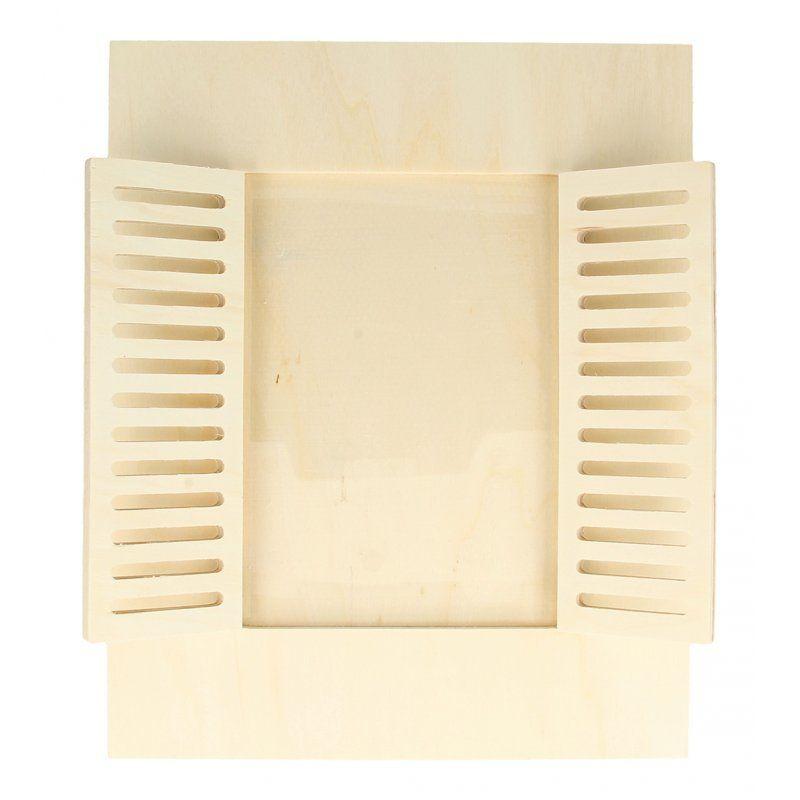 Cadre à photo bois fenêtre 22x27cm (photo) Cadre à photo bois fenêtre 22x27cm