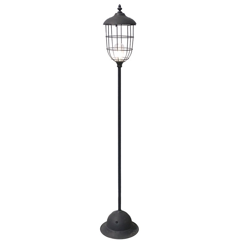Lampadaire sur pied lanterne led piles en fer Lampadaire sur pied lanterne led piles en fer