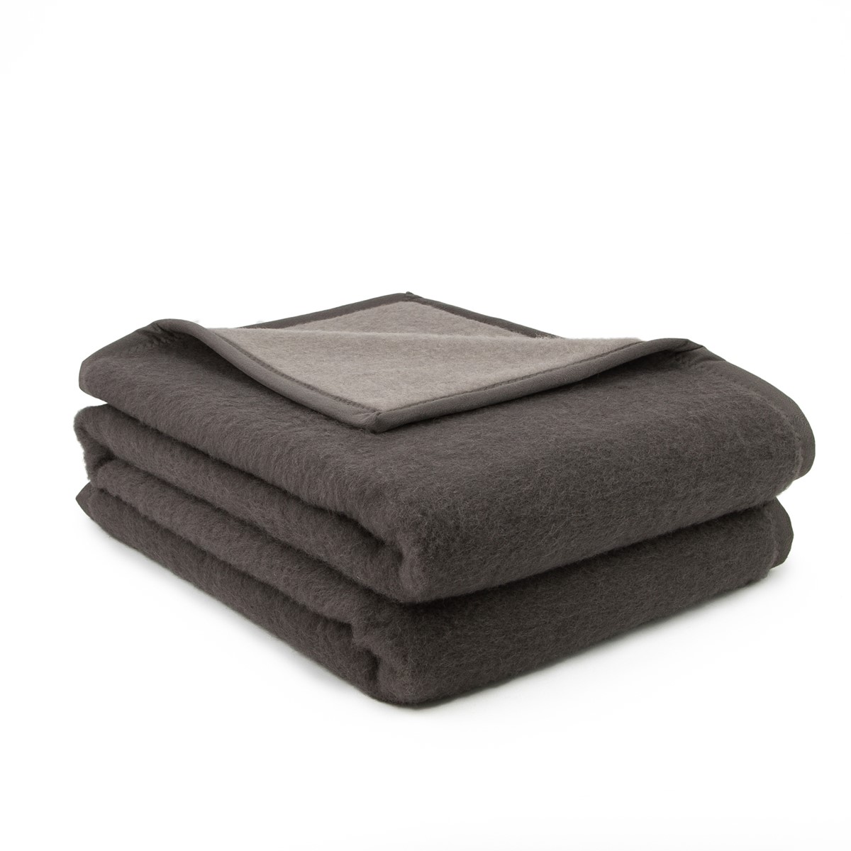 Couverture Chaude en Laine Tempéré Gris anthracite 240x260 cm Couverture Chaude en Laine Tempéré Gris anthracite 240x260 cm