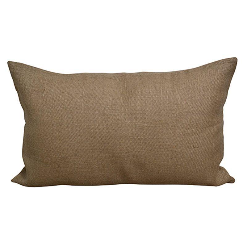 Housse de coussin en jute naturelle 65x40 Housse de coussin en jute naturelle 65x40
