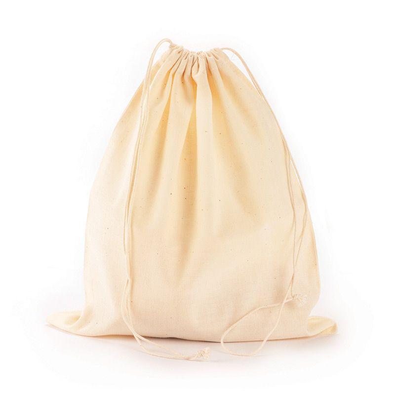 Sac pochon en coton à décorer 18x21cm Sac pochon en coton à décorer 18x21cm