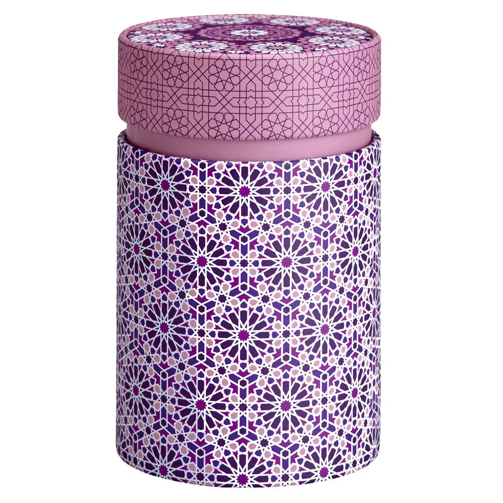 Petite boite rose pour le thé contenance 150g Petite boite rose pour le thé contenance 150g