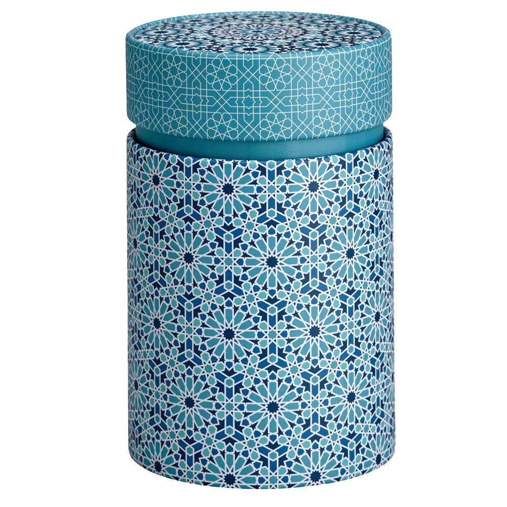 Petite boite bleue pour le thé contenance 150g Petite boite bleue pour le thé contenance 150g